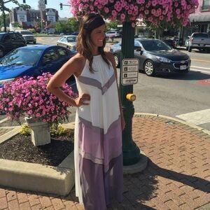 Elegant Multicolor Maxi Dress